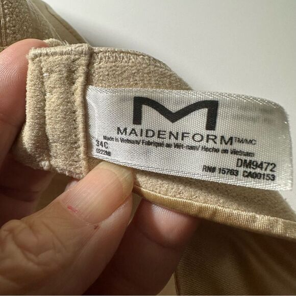 Maidenform® Full Coverage Strapless Underwire Bra DM9472 Size 34C - Picture 5 of 8